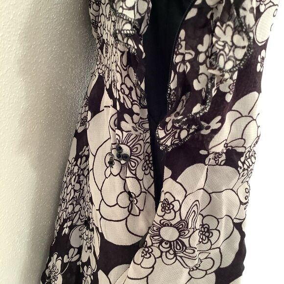 Rogue Romantic Y2K Whimsigoth Witchy Fairy Grunge Floral Ruffle Blouse Medium - Picture 13 of 14